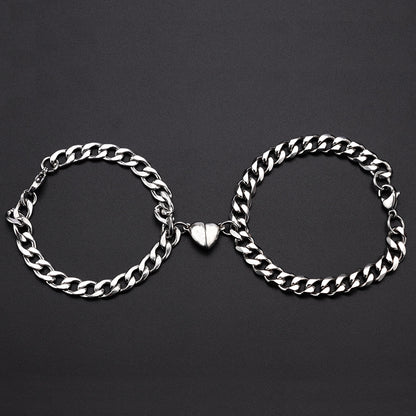 Love Magnet Couple Bracelets – Stay Linked in Love