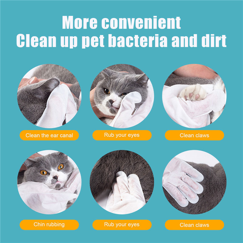 No-Bath Pet Cleaning Gloves – Quick Fresh Clean Anytime