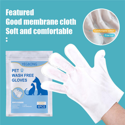 No-Bath Pet Cleaning Gloves – Quick Fresh Clean Anytime