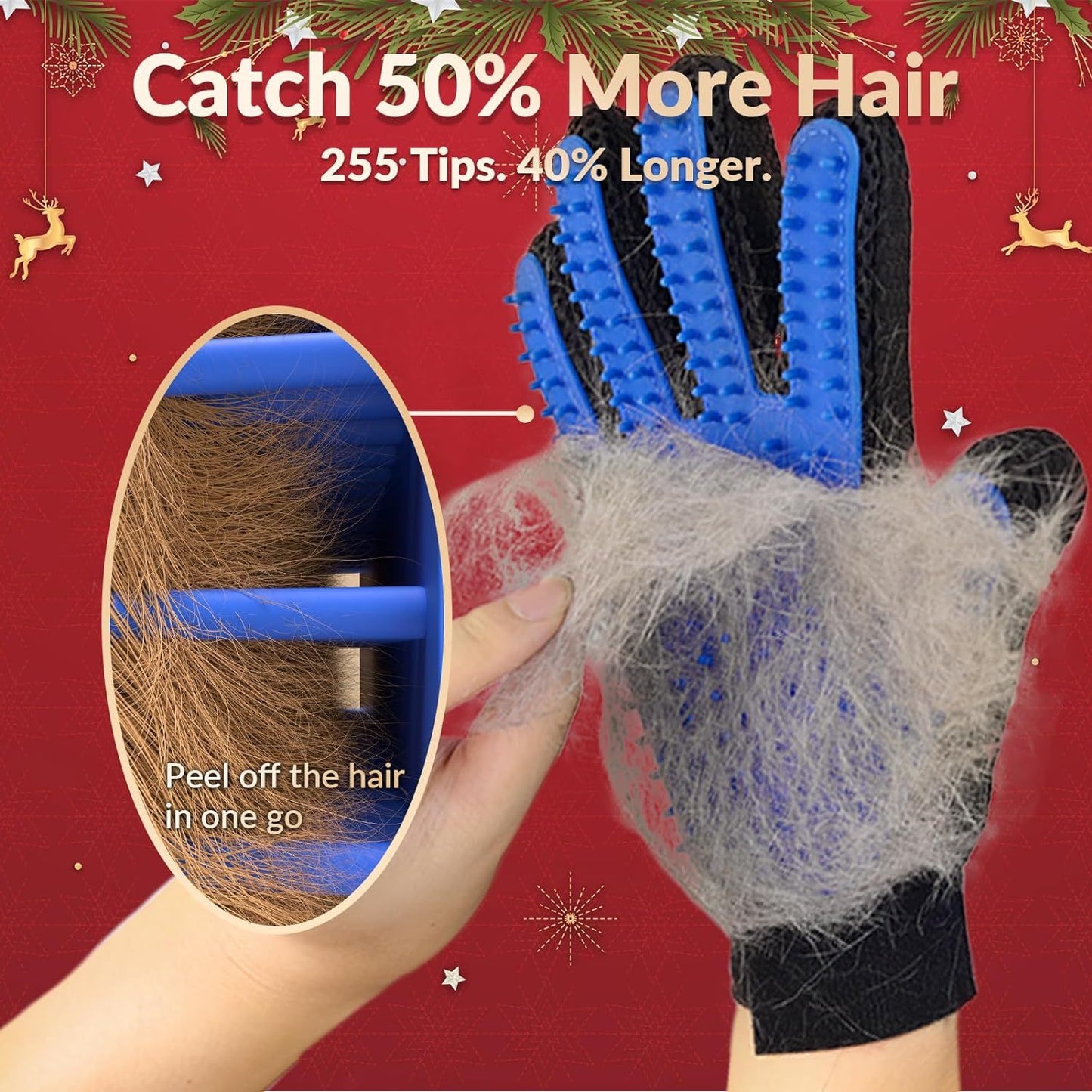 Upgrade Grooming Gloves – Gentle Shedding for Pets