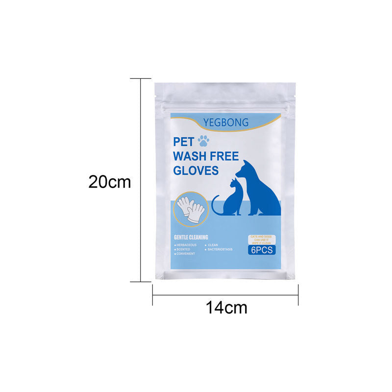 No-Bath Pet Cleaning Gloves – Quick Fresh Clean Anytime