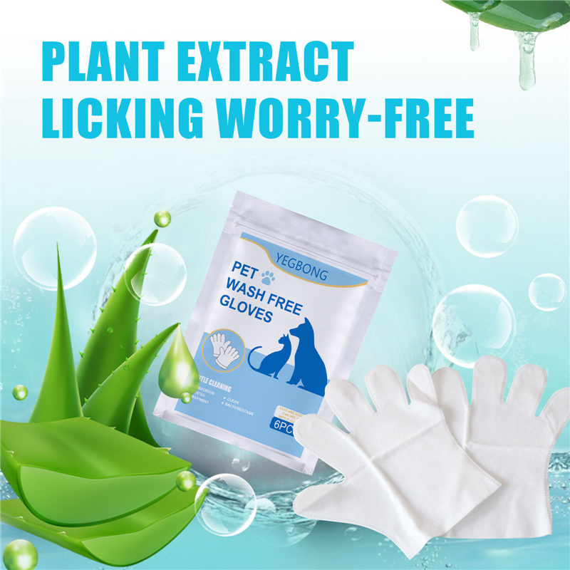 No-Bath Pet Cleaning Gloves – Quick Fresh Clean Anytime