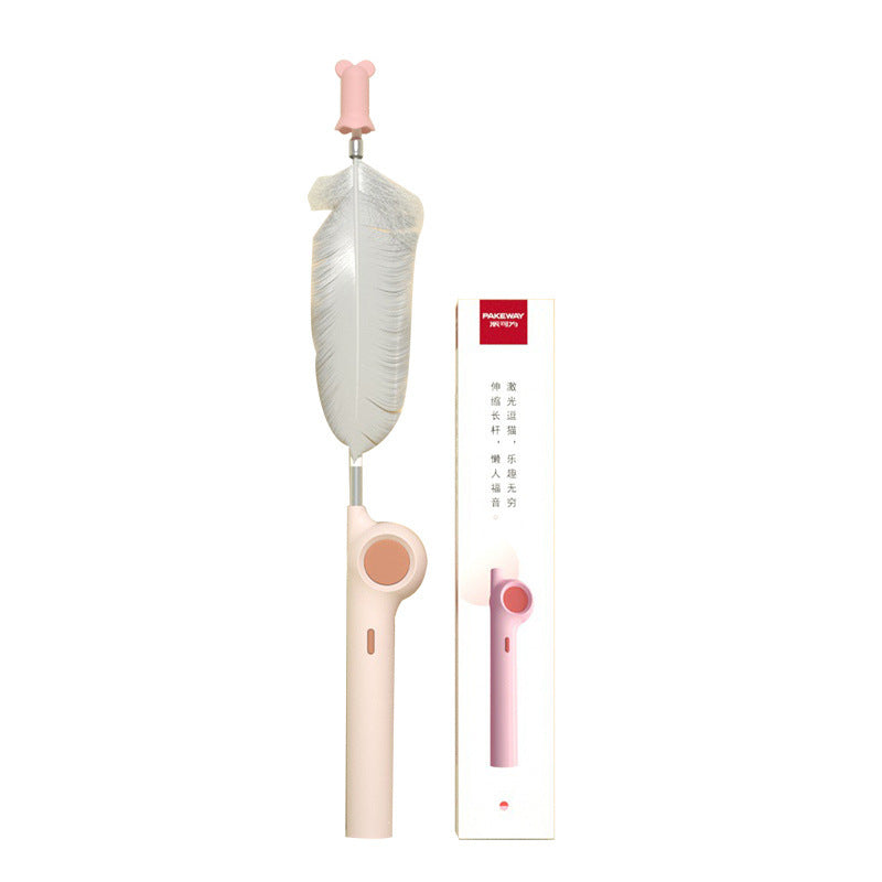 Funny Cat Rod Feather Infrared Fishing Cat Interactive Toy Set