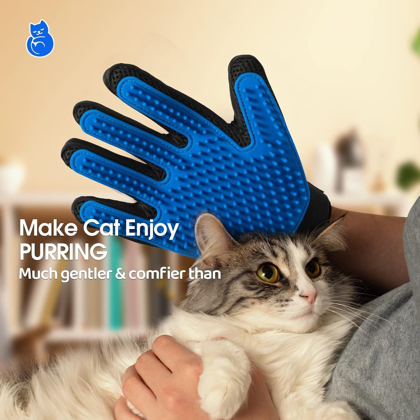 Upgrade Grooming Gloves – Gentle Shedding for Pets
