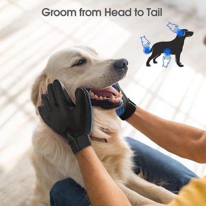 Upgrade Grooming Gloves – Gentle Shedding for Pets