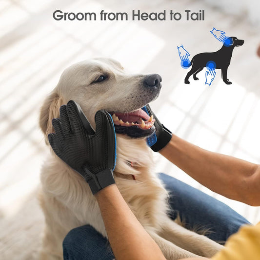 Upgrade Grooming Gloves – Gentle Shedding for Pets