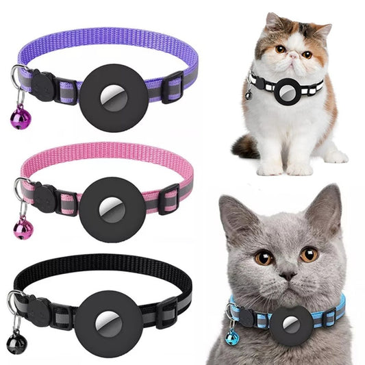 Nylon Pet Collar with Air tag Case – Track with Ease