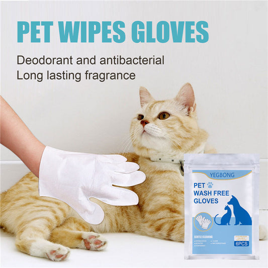 No-Bath Pet Cleaning Gloves – Quick Fresh Clean Anytime