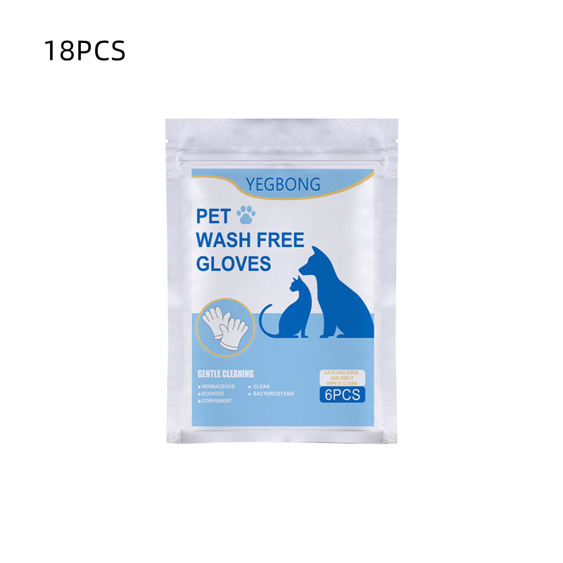 No-Bath Pet Cleaning Gloves – Quick Fresh Clean Anytime
