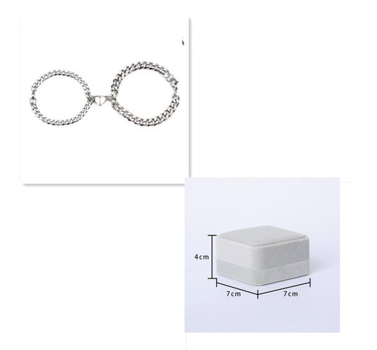 Love Magnet Couple Bracelets – Stay Linked in Love