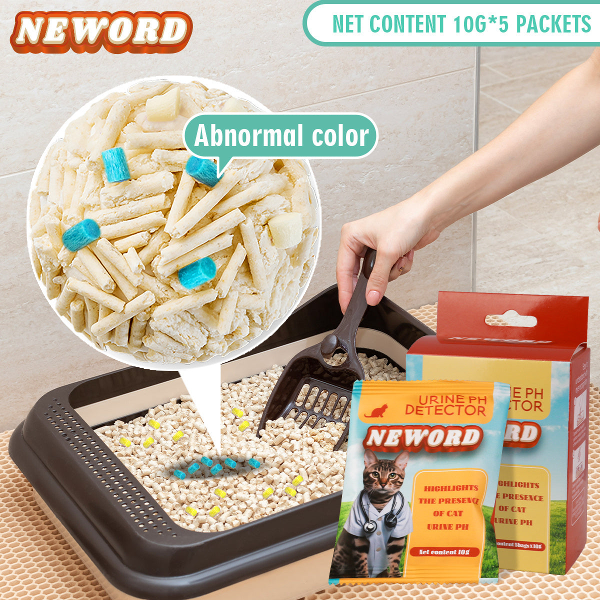 Smart Cat Litter – Self-Checking Clean Particles for Cats